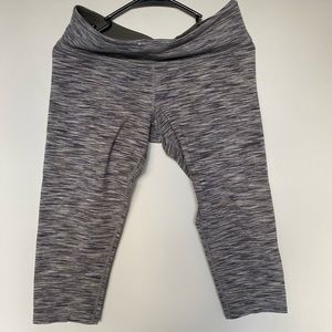 Lululemon leggings crop length space dye size 10